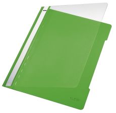 Leitz 4191 Schnellhefter - A4, langes Beschriftungsfeld, PVC, hellgrün