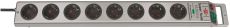 Brennenstuhl 1153340318 Super-Solid 13.500A Überspannungsschutz-Steckdosenleiste 8-fach silber 2,5m H05VV-F 3G1,5