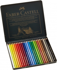 FABER-CASTELL Buntstifte POLYCHROMOS, 24er Metalletui