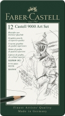 FABER-CASTELL Bleistift CASTELL 9000, 12er Art Set