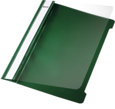 Leitz 4197 Schnellhefter - A5, langes Beschriftungsfeld, PVC, grün