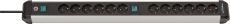 brennenstuhl Premium-Alu-Line Steckdosenleiste 12-fach 3m H05VV-F 3G1,5 2x 6-fach schaltbare Steckdosen