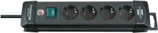 brennenstuhl Premium-Line Steckdosenleiste 4-fach schwarz 1,8m H05VV-F 3G1,5