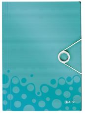 Leitz 4599 Eckspannermappe WOW - A4, PP, eisblau
