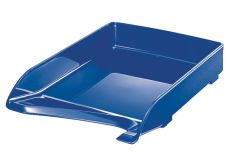 LEITZ Briefablage Elegant, DIN A4, Polystyrol, blau
