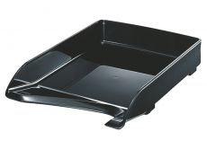 LEITZ Briefablage Elegant, DIN A4, Polystyrol, schwarz