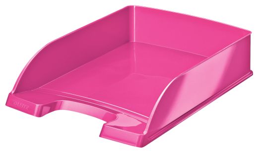 LEITZ Briefablage Plus WOW, A4, Polystyrol, pink
