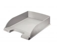 LEITZ Briefablage Plus Standard, A4, Polystyrol, silber