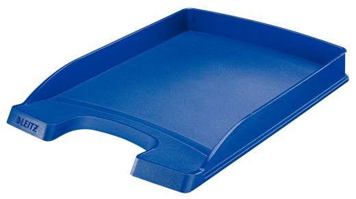 LEITZ Briefablage Plus Flach, DIN A4, Polystyrol, blau