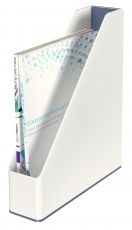 LEITZ Stehsammler WOW Duo Colour, DIN A4, Polystyrol, weiß 53621001