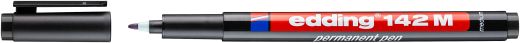 Permanent Pen edding 142 M, 1 mm, schwarz