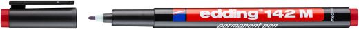 Permanent Pen edding 142 M, 1 mm, rot