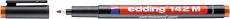 Permanent Pen edding 142 M, 1 mm, orange