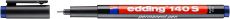 Permanent Pen edding 140 S, 0,3 mm, blau