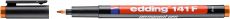 Permanent Pen edding 141 F, 0,6 mm, orange