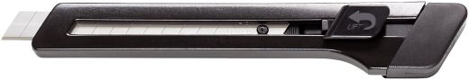 Cutter edding M 9, Kleines Taschenmodell mit Clip, schwarz