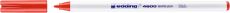 Textilpen edding 4600, Rundspitze, 1 mm, rot