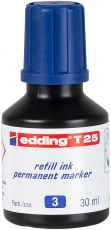 Nachfülltinte edding T 25, f.edding Permanentm., 30 ml, blau