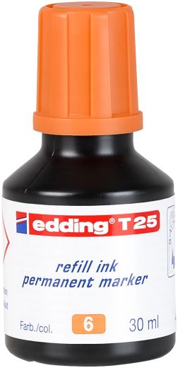Nachfülltinte edding T 25, für edding Permanentmarker, 30 ml, orange