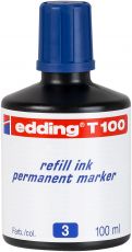 Nachfülltinte edding T 100, f.edding Perm.m., 100 ml, blau