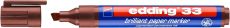 Pigmentmarker edding 33 brilliant paper marker, 1 - 5 mm, braun