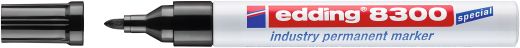 Permanentmarker edding 8300 industry, 1,5 - 3 mm, schwarz