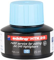 Nachfülltinte edding HTK 25, f.edding Highlighter, 25 ml, hellblau