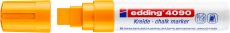 Kreidemarker edding 4090, 4 - 15 mm, Neonorange