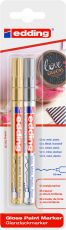 Glanzlack-Marker creative 780 0,8 mm, gold und silber