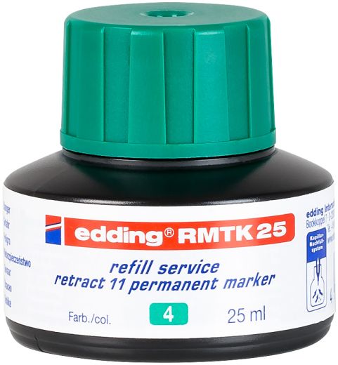 Nachfülltinte edding RMTK 25, f.edding Perm.m.retract 11, 25 ml, grün