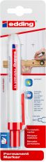 Permanentmarker edding retract 11, nachfüllb., Druckmechanik, 1,5-3 mm, rot