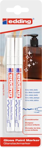 Glanzlack-Marker 751 creative, 1 - 2 mm, weiß