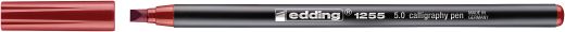 Kalligrafie-Stift edding 1255 calligraphy pen, 5,0 mm, karmesin