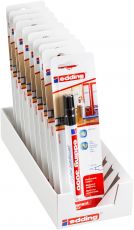 Permanentmarker edding 3000 Blisterbox, schwarz, 10 Blisterkarten