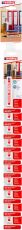 Permanentmarker Clipstrip 51648, nachfüllbar, 1,5 - 3 mm, 10x schwarz, Blister