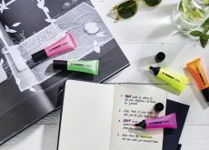 Textmarker - STABILO NEON - 10er Colormix - 4x gelb, 2x grün, 2x orange, 2x pink
