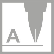 Rechtshänder-Griffstück für ergonomischen Schulfüller mit Anfänger-Feder A - STABILO EASYbirdy in mitternachtsblau/azur