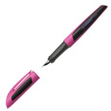 Füller - STABILO Flow SPORTY in pink/schwarz - Einzelstift - inklusive Patrone