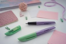 Füller - STABILO Flow COSMETIC in metallic lila/grün - Einzelstift - inklusive Patrone