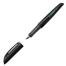 Füller - STABILO Flow ACTIVE in schwarz - Einzelstift - inklusive Patrone