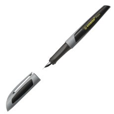 Füller - STABILO Flow ACTIVE in grau - Einzelstift - inklusive Patrone
