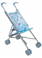 Idena Puppenbuggy blau