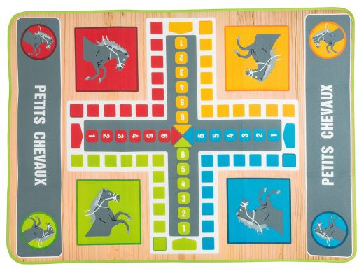 Idena Spielteppich Ludo