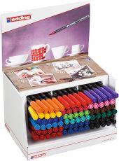 Porzellan-Pinselstift Display 51591, 90-teilig, Farbe: sortiert