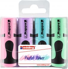 Textmarker 7 mini highlighter pastell, 1-3 mm, sortiertes Set