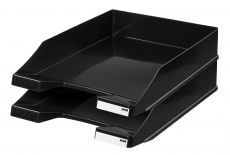 Briefablage KLASSIK, schwarz 10er Pack HAN1027-X-13 DIN A4/C4, stapelbar, stabil