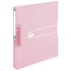 Herlitz Ringbuch A4 PP 2-Ring 3,8cm Pastell transparent 4er-Pack