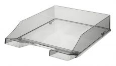 HAN Briefablage Klassik transparent-grau 6 Stück, transparente und stapelbare Ablage im frischem Design bis Format A4/C4, transparent-grau, 1026-X-24
