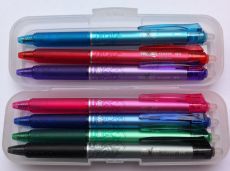 PILOT Tintenroller FRIXION BALL CLICKER Point Profi 05, 7-er Set