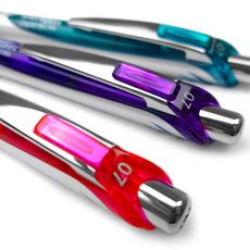 Pentel EnerGel Gelschreiber, 0,7 mm, 52 % recyceltes Material, 12 Stück